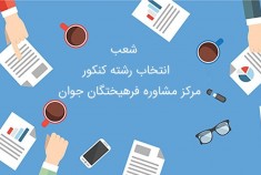 شعب انتخاب رشته کنکور مرکز مشاوره فرهیختگان جوان